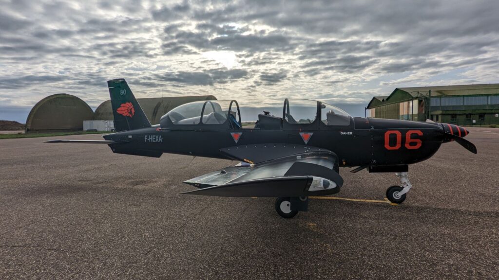 A Socata TB30 served as our test plane