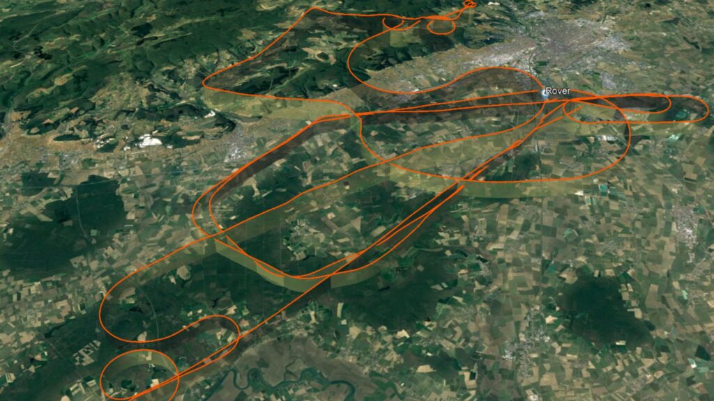 Airborn navigation data