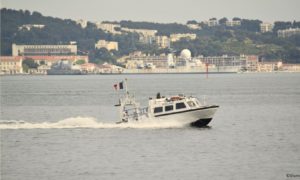 Shom survey speedboat intergating Navsight Apogee INS
